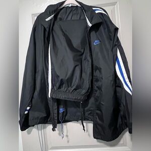 NIKE vintage matching windbreaker jacket and pants tracksuit size Large